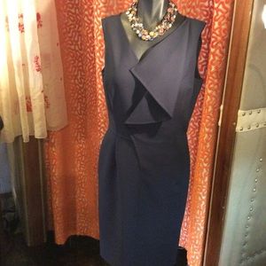🌟JUST REDUCED🌟Oscar de la Renta AS IS Navy Dress